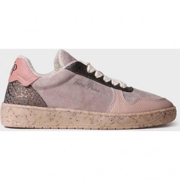 Toni Pons - Zapatillas de piel de mujer de serraje con cordones