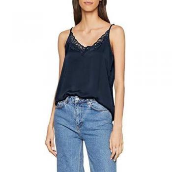 JDY Jdyappa Singlet Wvn Noos, Camiseta sin Mangas para Mujer, Azul
