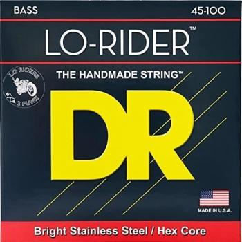 DR Lo-Rider Electric Bass Strings - MLH-45 (4-string 45-100)