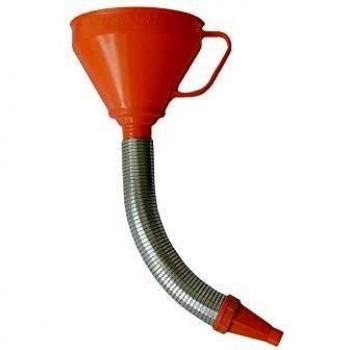 Pressol 02675 - Embudo con Boquilla Flexible de Metal, 160 mm