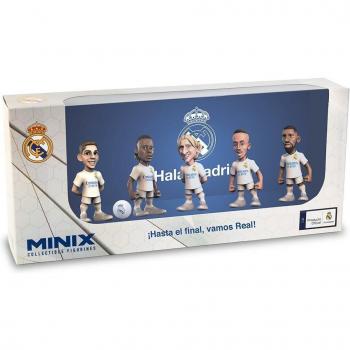 Blister 5 Figuras Minix Real Madrid - Tamaño 7 cm
