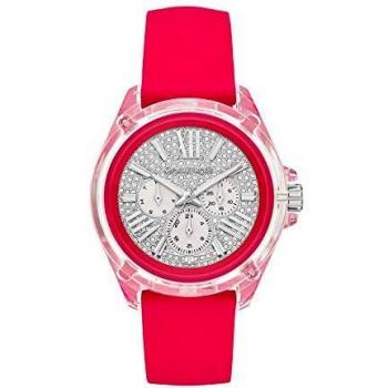 Michael Kors Womens Analogue Quartz Watch with Silicone Strap MK6677