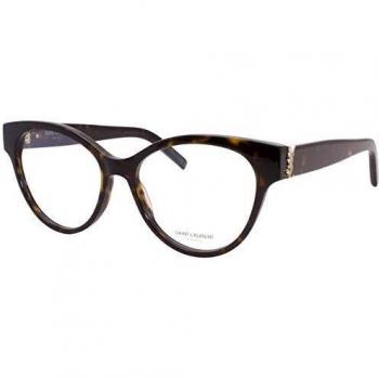 Saint Laurent Gafas de Vista SL M34 DARK HAVANA mujer
