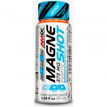 Amix Performance MagneShot Forte 375mg Naranja 20x60ml - Bebida energética con magnesio, sabor naranja, presentación de 20 unidades de 60 ml cada una