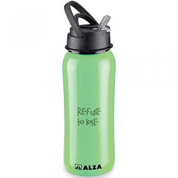 Botella de Agua Deportiva Reutilizable Alza Tokio 750 ml Acero Inoxidable Verde Libre de BPA Cierre a Prueba de Fugas Mantiene Frescos los Líquidos