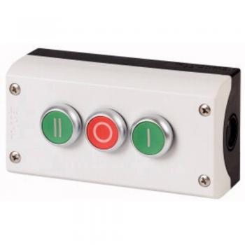 Eaton M22-I3-M1 Control Device Combination IP67, Three-way Pushbutton with 3 NO and 3 NC contacts, 1 pc(s)