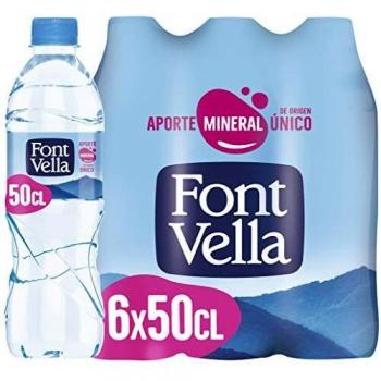 Font Vella Agua Mineral Natural, 6 x 50cl