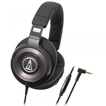 Audio Technica ATH-WS1100IS Solid Bass Over-Ear Headphones with In-line Microphone & Control