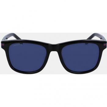 Lacoste Men's Square Frame Black Sunglasses with Blue Lenses (Model L995S)
