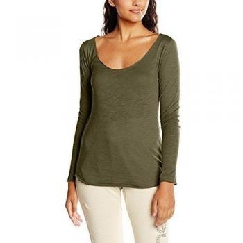 ONLY onlBONE LS O-NECK TOP, Camisa Manga Larga Mujer, Verde