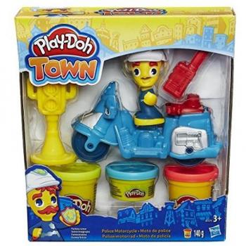 Play-Doh - Figura, vehículo y Botes de plastilina, Multicolor