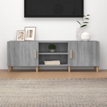 Soporte para TV Sonoma gris 150x30x50 cm madera multicapa