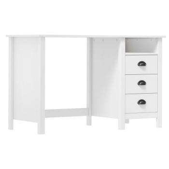 vidaXL Desk Hill with 3 Drawers 120x50x74 cm Solid Pine Wood