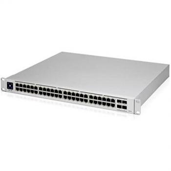Ubiquiti UniFi USW-PRO-48-POE Gen2 48-Port PoE Managed L2/L3 Gigabit Ethernet Switch with SFP+