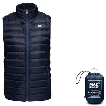 Mac in a Sac Men's Alpine Packable Down Gilet - Navy - Size S