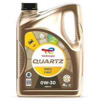 Aceite Lubricante de Motor Total Quartz Ineo First 0W-30 - Garrafa de 5 Litros