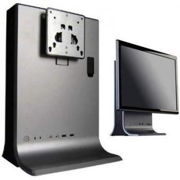 Hiditec Caja ITX All IN One D-1 SIN Fuente CHASIS Vertical con Soporte VESA Conexiones Frontales 2XUSB Audio SIN Fuente DE ALIMENTACION