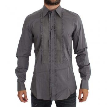Dolce & Gabbana Purple Torero GOLD Slim Fit Dress Shirt - Size L