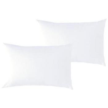 P'tit Basile - juego de 2 fundas de almohada para la cama de los niños, 40 x 60 cm, tejido de algodón orgánico 100% orgánico y Oeko Tex®, blanco