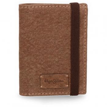 Pepe Jeans Line Monedero, 12 cm, 0.1 Litros, Marrón