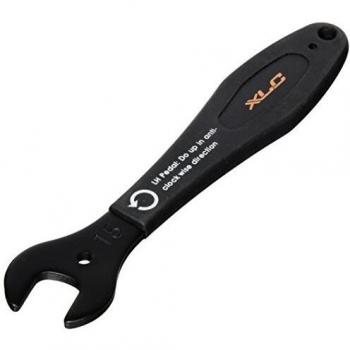 XLC Pedalschlüssel Llave de Pedal, Unisex Adulto, Negro, 15x4x4cm