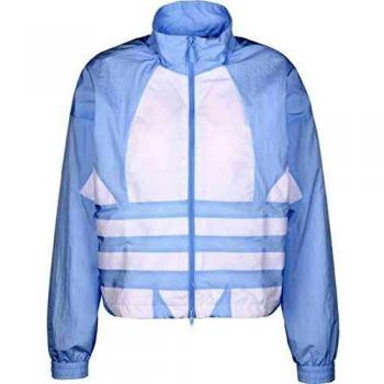 adidas LRG Logo TT Sudadera, Mujer, Clear Sky/White, 36