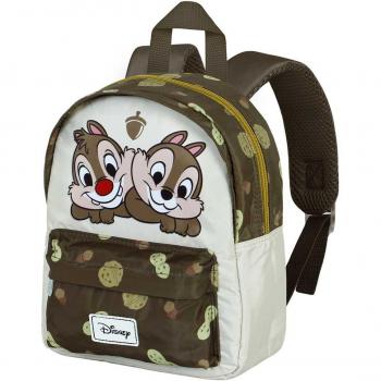 Mochila preescolar joy Chip y Chop nuts Disney Karactermania Marrón