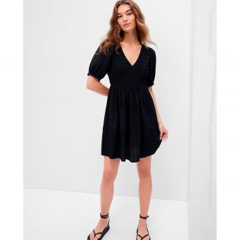Vestido corto liso Gap