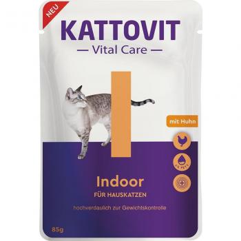 Kattovit Vital Care Indoor con pollo en bolsitas - 85 g