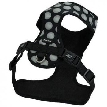 Arnés para Perros 3D Dots Negro Talla L (40cm x 55-65cm)