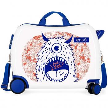 Enso Fantasy Maleta Infantil Multicolor 50x38x20 cms Rígida ABS Cierre combinación 34L 2,1Kgs 4 Ruedas Equipaje de Mano