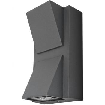 Aplique LED Luxe Exterior IP54 Matel Trapecio 6W 6400K