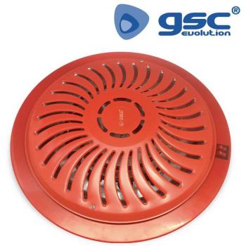Brasero Eléctrico GSC Evolution 900W Rojo con 3 Niveles de Calor