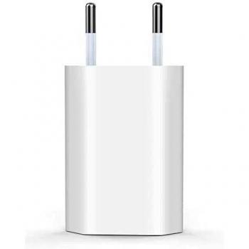 New Phoone - Cargador USB | Voltaje de 5V 1A Idóneo para Phone 5 | 6 | S | 7 | 8 | X | XS | XS MAX | XR y Plus o Pad Air o Mini de Reducidas Dimensiones Color Blanco