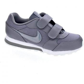 Nike MD Runner 2 (PSV), Zapatillas de Running para Niñas, Gunsmoke/White 014, 31 EU