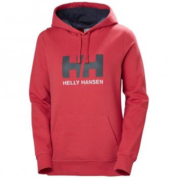 Helly Hansen W HH Logo Hoodie, Mujer, Cardinal, S