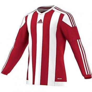adidas Striped15 Jsy L - Camiseta de equipación de manga larga para hombre, color rojo, talla 152