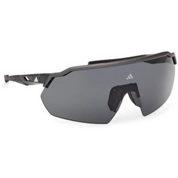 Adidas Sport SP0093 Polarized Sunglasses - Matte Black, Unisex, One Size