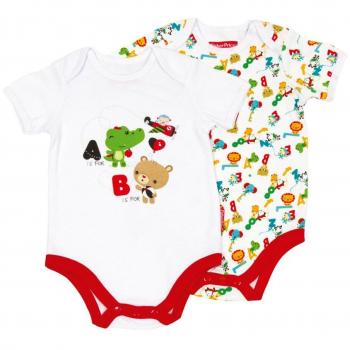 Set 2 Bodies Fisher-Price 0M Multicolor con Regalo Oficial Especial para Todos