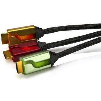 Multi Plataforma Triple Cable HDMI 6' AfterGlow RojoDoradoVerde