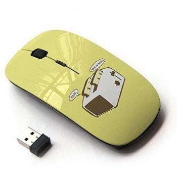 KOOLmouse [ Ratón óptico 2.4G inalámbrico ] [ Worried Toast - Funny ]