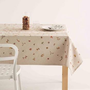Mantel Lino Antimanchas Estampado Wasabi N02 140x240 cm
