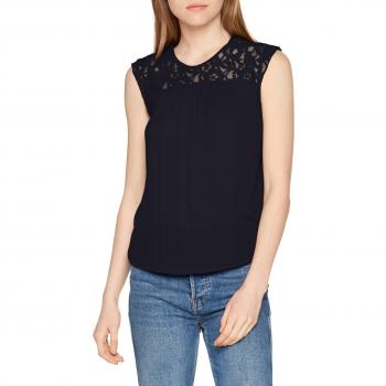 ONLY NOS Onlkarmen S/l Top Wvn Noos, Camiseta sin Mangas para Mujer, Azul