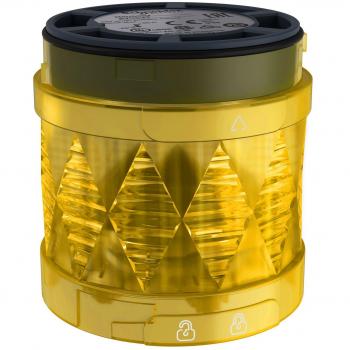 Elemento luminoso LED Harmony XVU constante amarillo, Ø 60mm, alimentación 24 V ac/dc