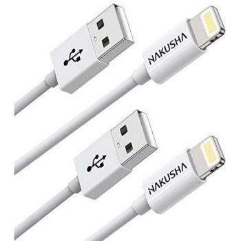 Cable Cargador iPhone, [2pack 3M] MFI Cable Lightning Carga Rápida Trenzado de Nylon Cargador iPhone Compatible con iPhone 11/X/XS/XS Max/XR/8/8 Plus/7/7 Plus/6s/6s Plus/6/6 Plus/5c/5s/5