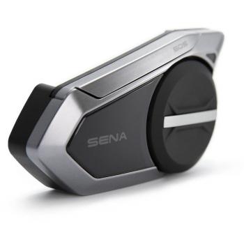 Intercomunicador moto Sena 50S Single Pack - Intercomunicador Bluetooth para motocicletas, conexión a múltiples dispositivos, rango de comunicación de hasta 2 km, audio HD, control por voz, resistente al agua y polvo (IP67