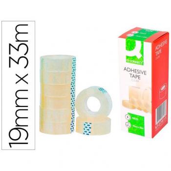Cinta adhesiva Q-Connect 33 mt x 19 mm