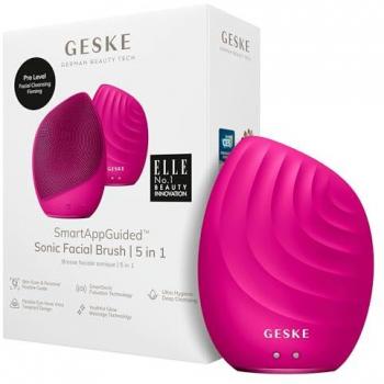Geske SmartAppGuided™ 5-in-1 Sonic Facial Brush - Magenta
