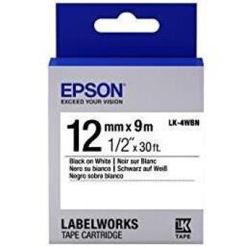 Epson - Lk-4wbn - Cintas para impresoras de Etiquetas