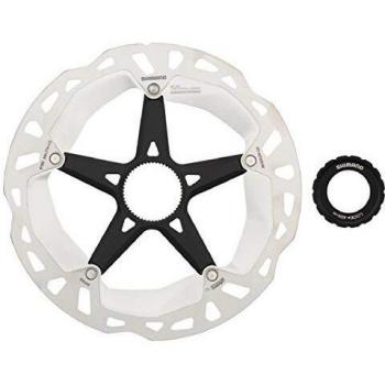 SHIMANO RT-MT800 Ice Technologies Freeza Disco de Freno de 160 mm, Plateado y Negro